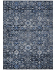 Addison Rugs Ocean Ripples Blue Washable Indoor-Outdoor Rug