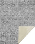 Addison Rugs Ocean Ripples Silver Washable Indoor-Outdoor Rug