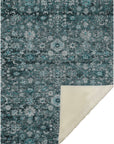 Addison Rugs Ocean Ripples Teal Washable Indoor-Outdoor Rug