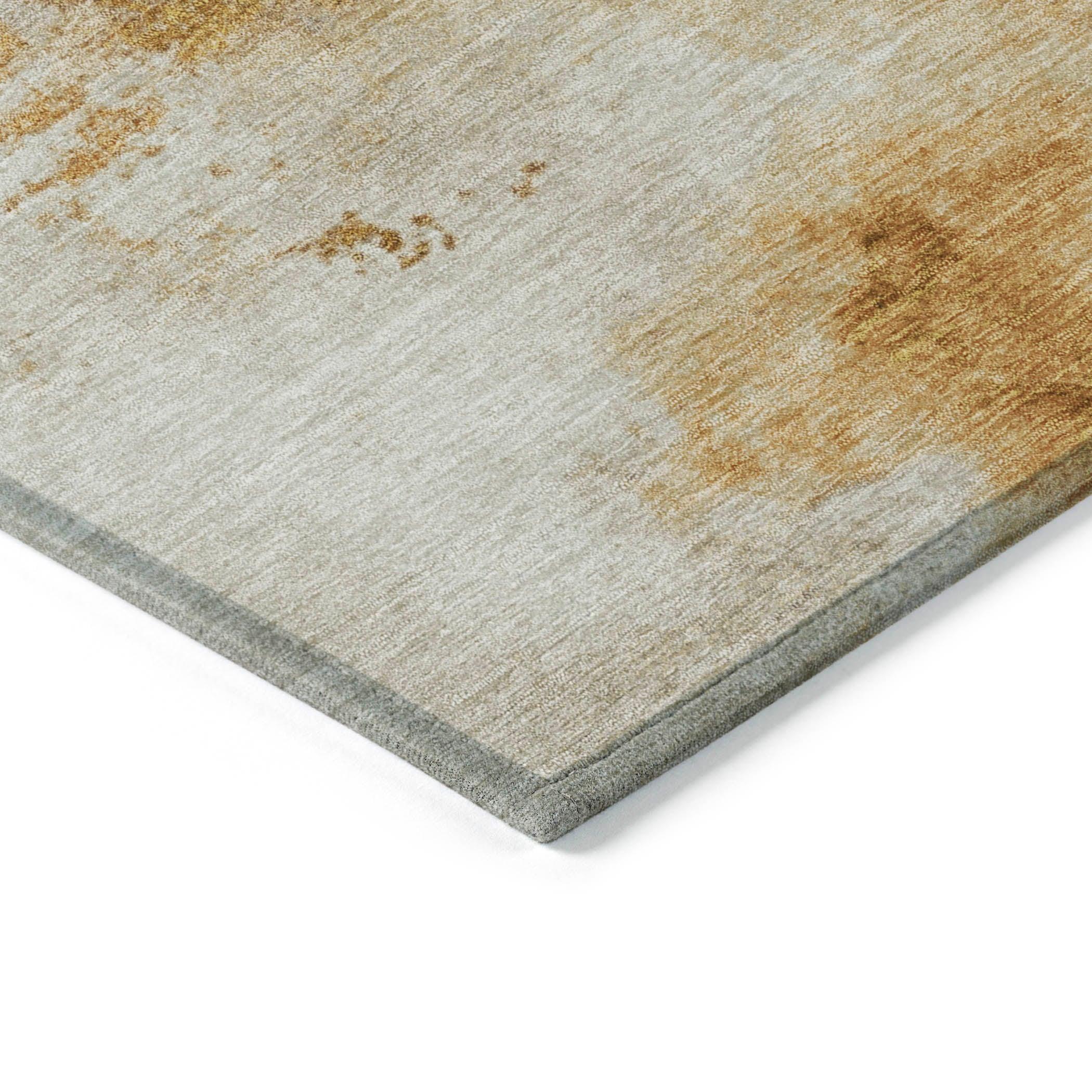 Addison Rugs Oelas Brown Washable Indoor-Outdoor Rug