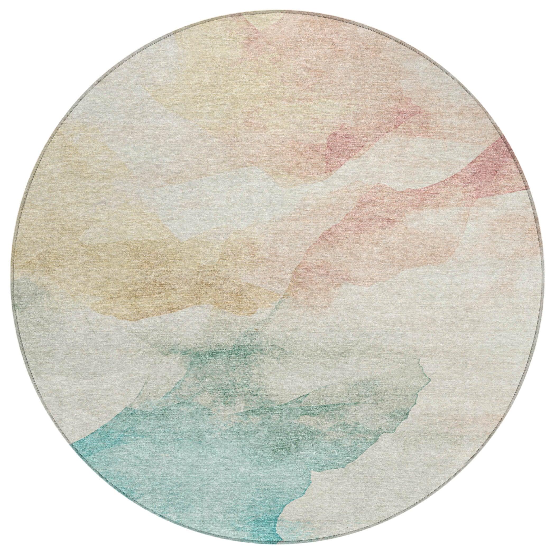 Addison Rugs Oelel Ivory Washable Indoor-Outdoor Rug