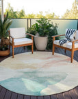 Addison Rugs Oelel Ivory Washable Indoor-Outdoor Rug