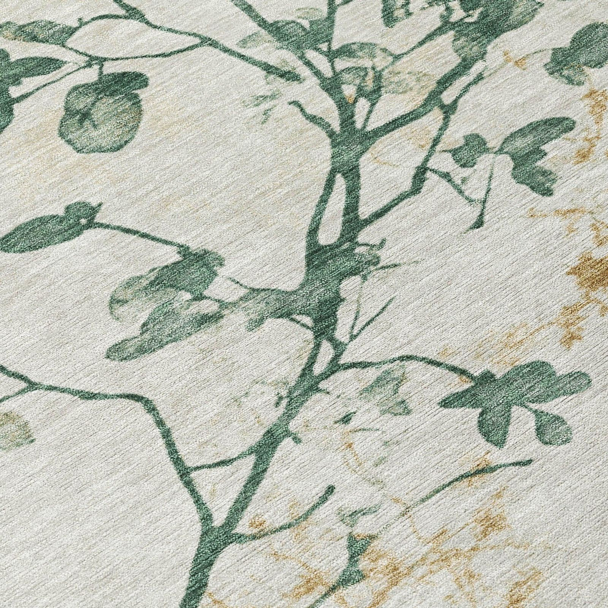 Addison Rugs Oeliel Green Washable Indoor-Outdoor Rug