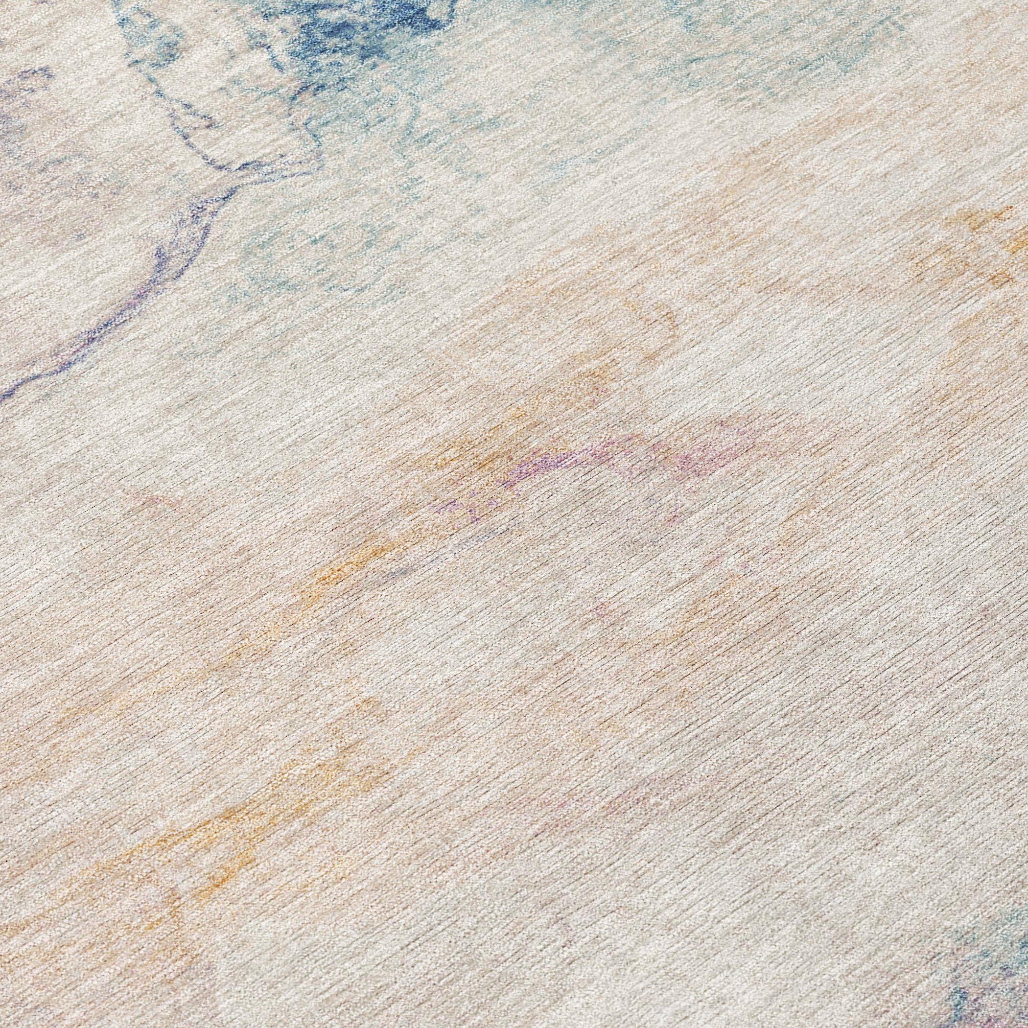 Addison Rugs Oelien Ivory Washable Indoor-Outdoor Rug