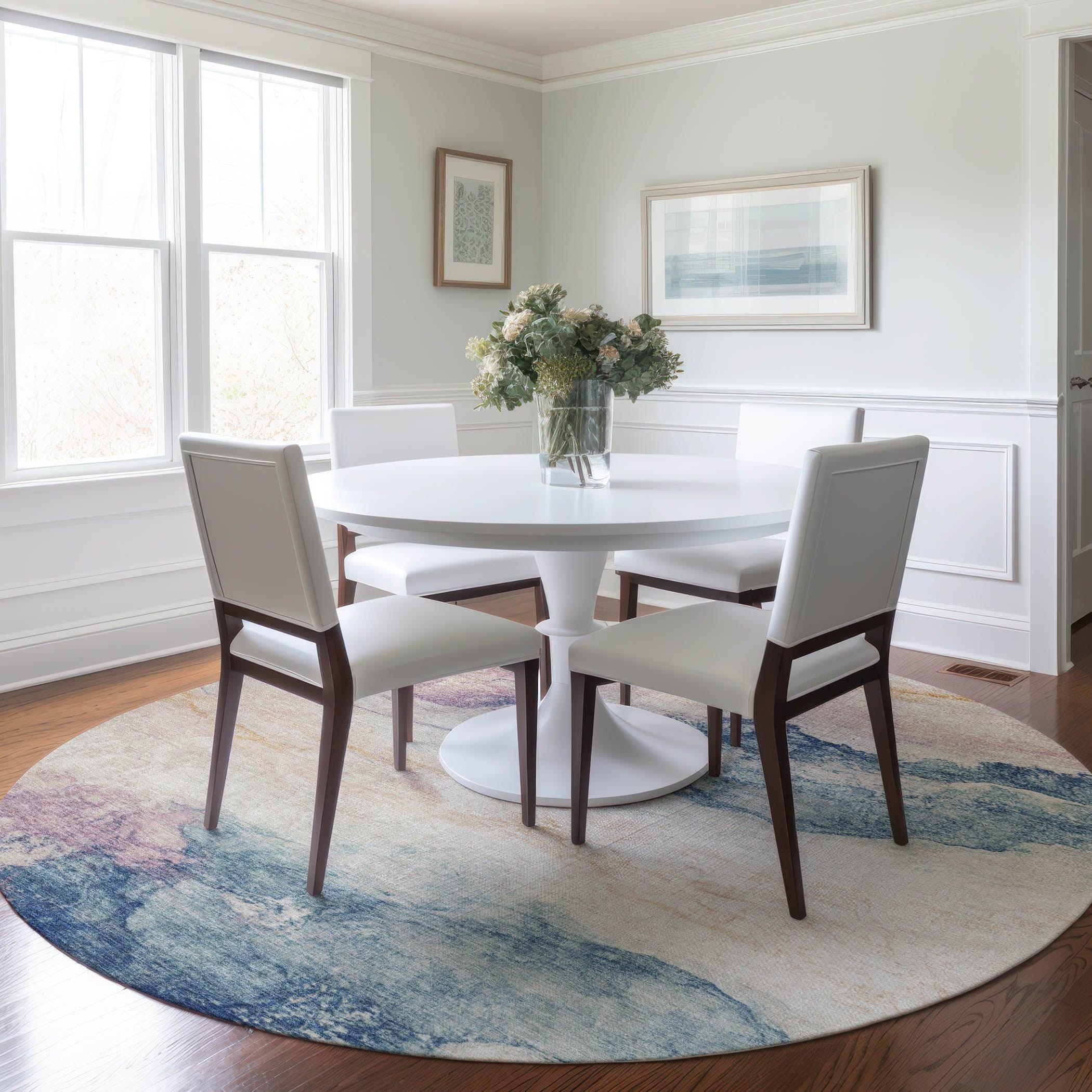 Addison Rugs Oelien Ivory Washable Indoor-Outdoor Rug