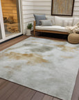 Addison Rugs Oelion Ivory Washable Indoor-Outdoor Rug