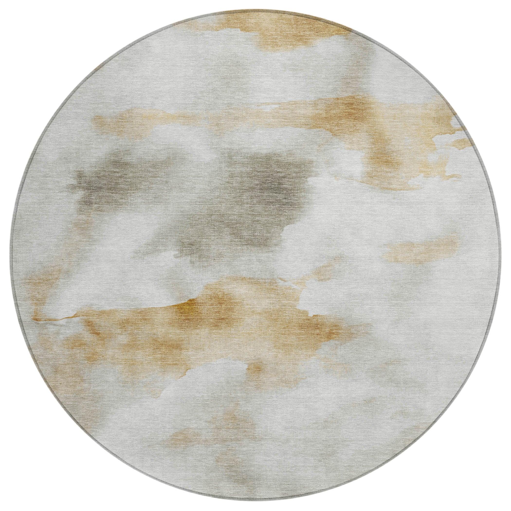 Addison Rugs Oelion Ivory Washable Indoor-Outdoor Rug