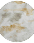 Addison Rugs Oelion Ivory Washable Indoor-Outdoor Rug