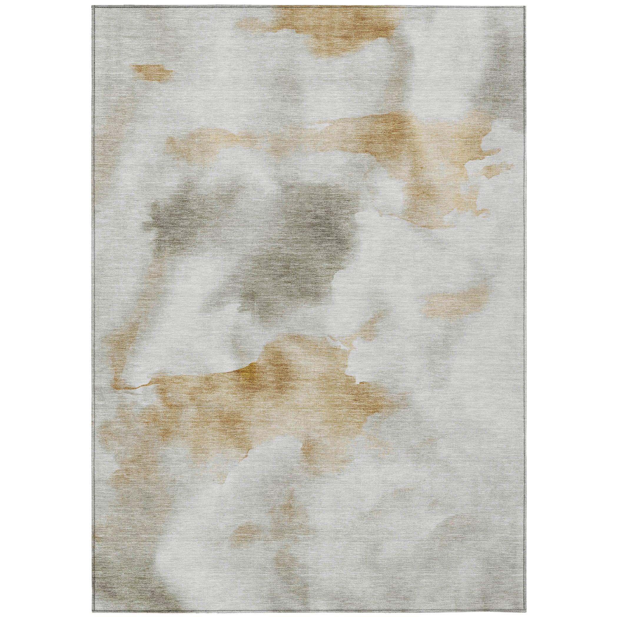 Addison Rugs Oelion Ivory Washable Indoor-Outdoor Rug