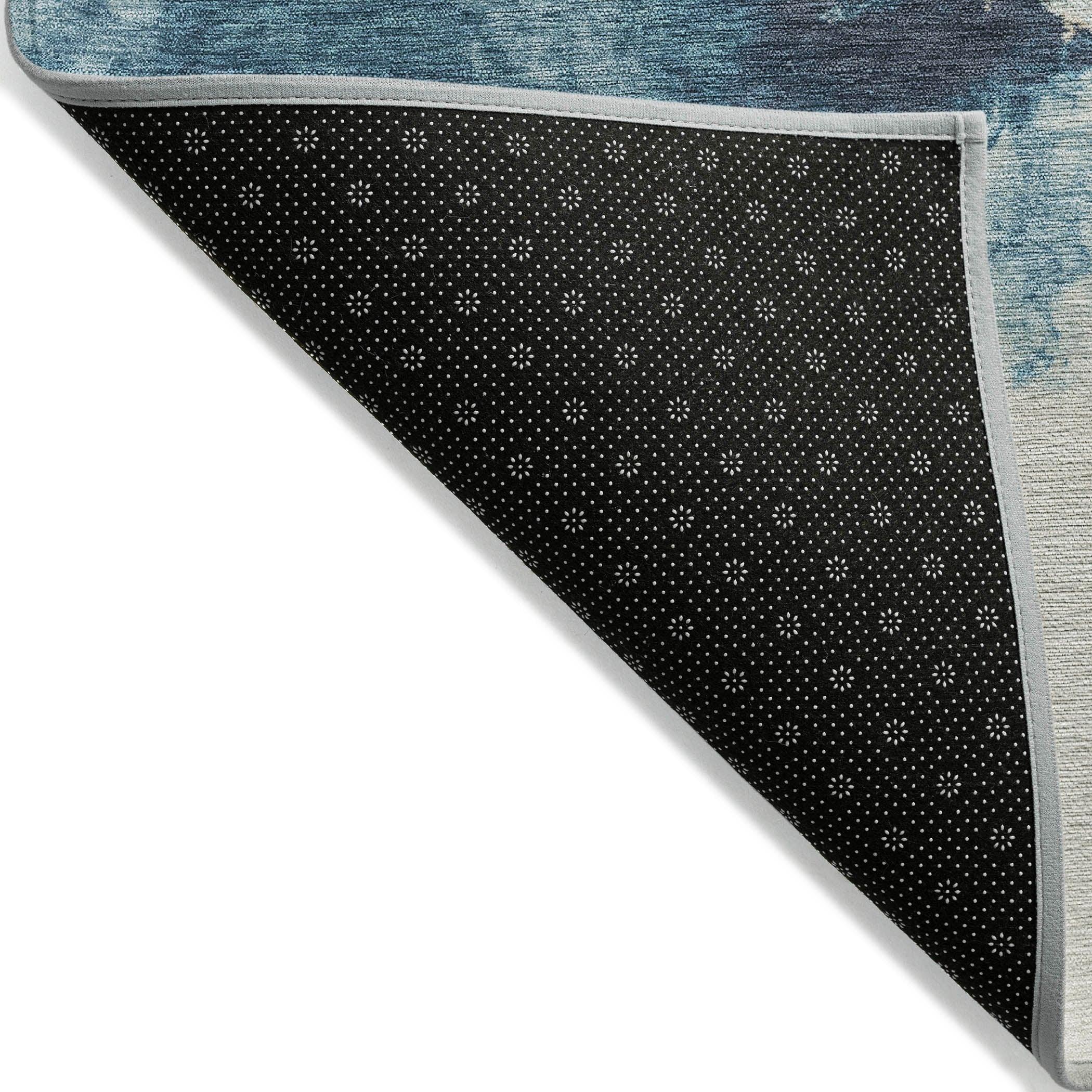 Addison Rugs Oelir Blue Washable Indoor-Outdoor Rug