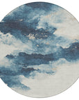 Addison Rugs Oelir Blue Washable Indoor-Outdoor Rug