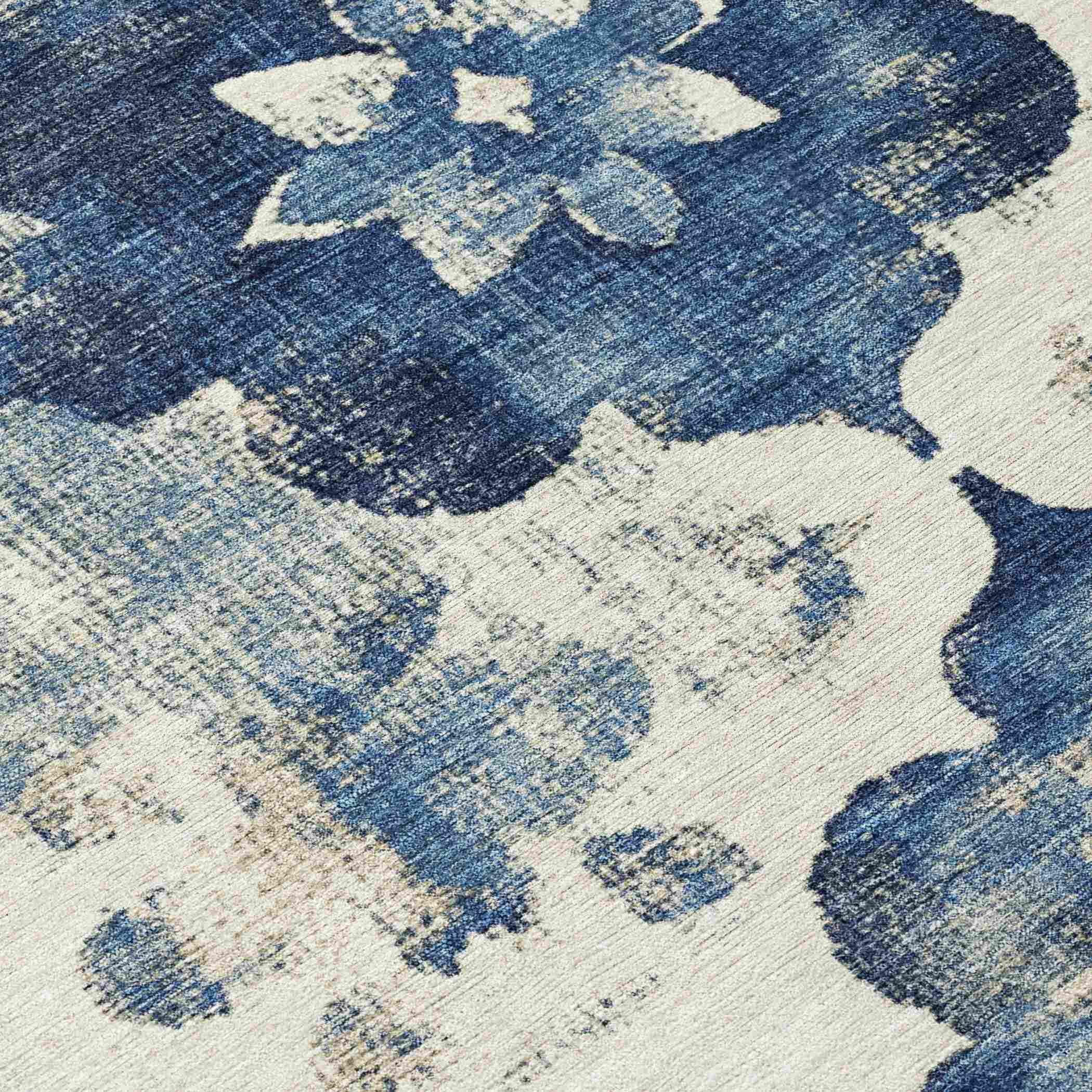 Addison Rugs Oelira Blue Washable Indoor-Outdoor Rug