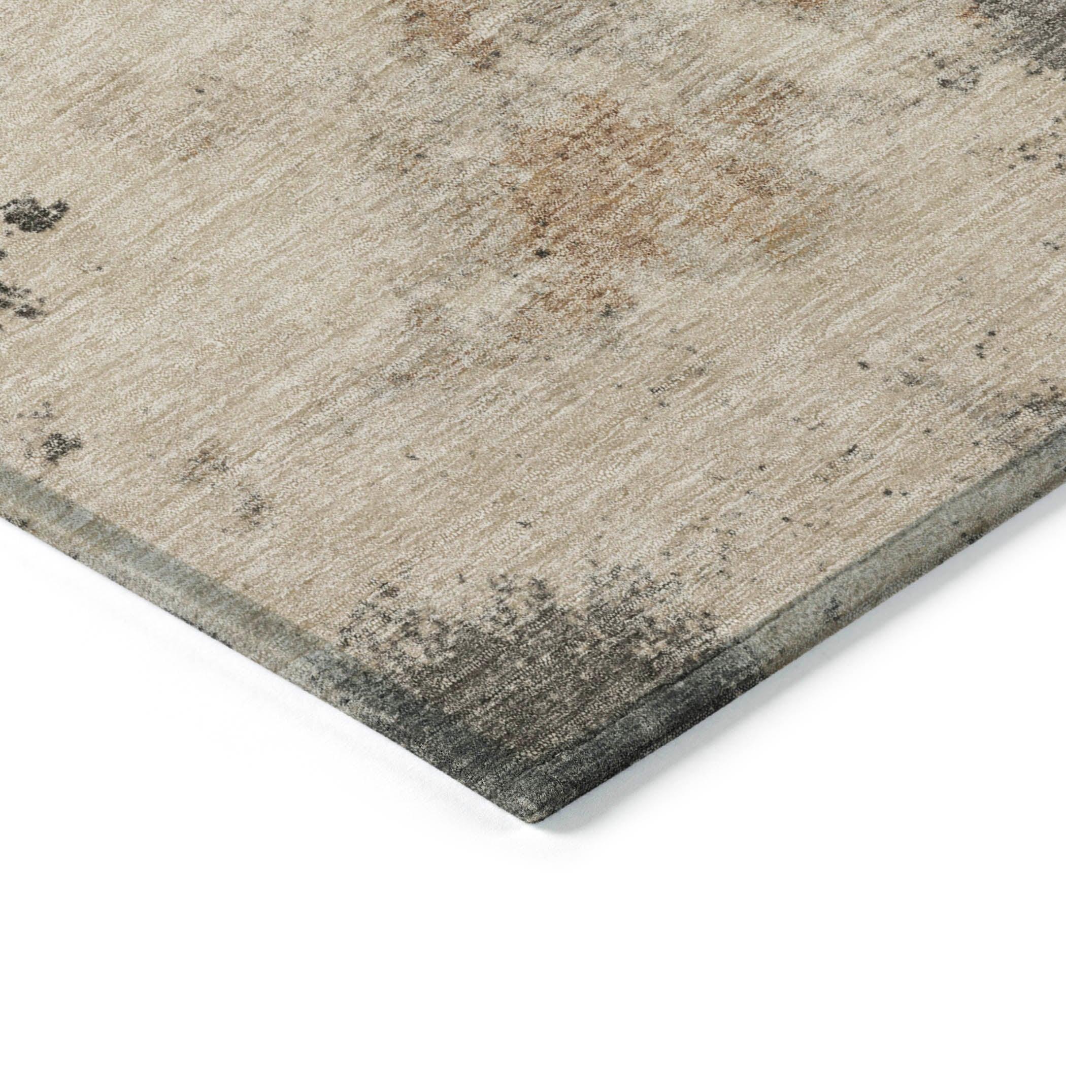 Addison Rugs Oelius Orange Washable Indoor-Outdoor Rug