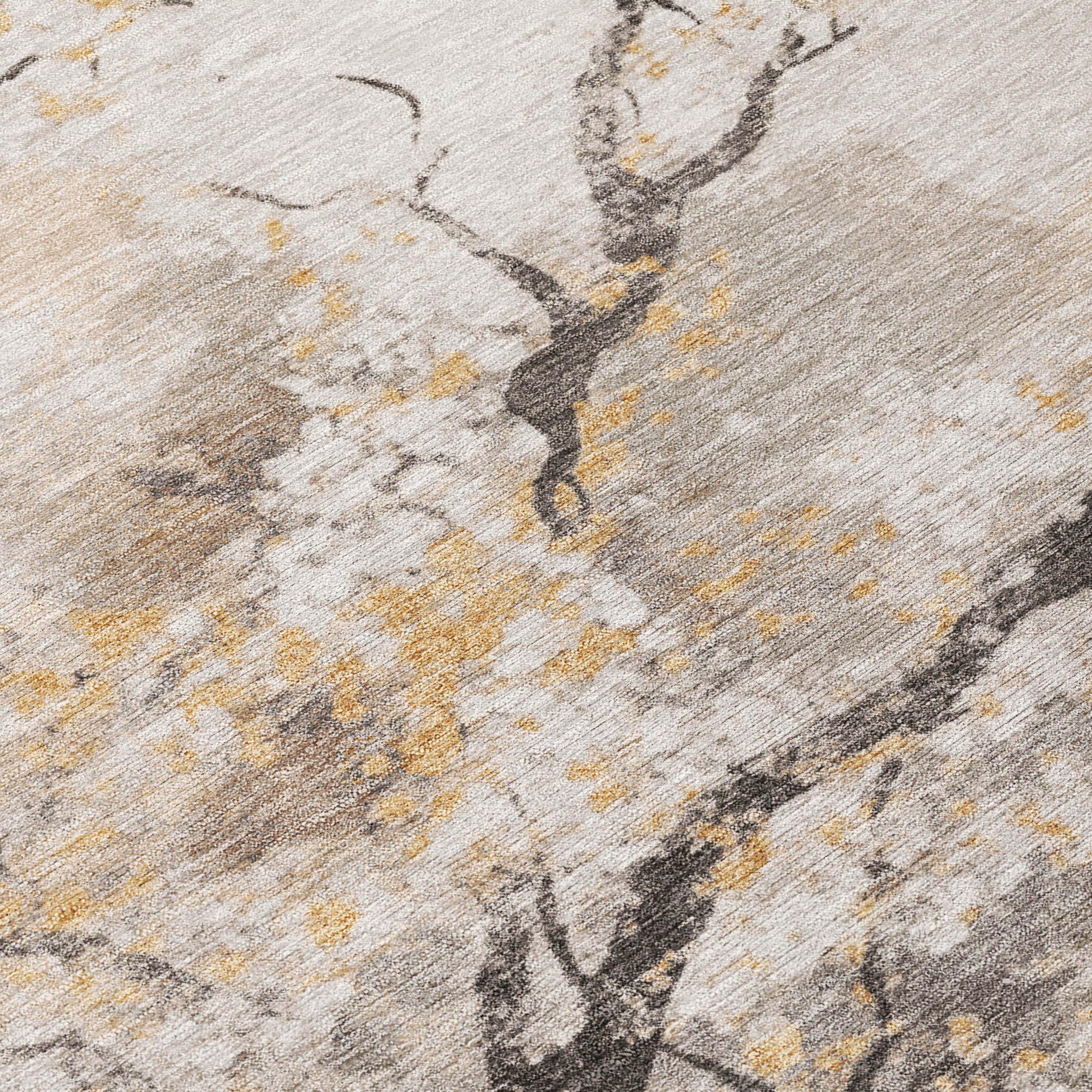 Addison Rugs Oelon Ivory Washable Indoor-Outdoor Rug
