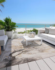 Addison Rugs Oelon Ivory Washable Indoor-Outdoor Rug