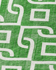 Addison Rugs Offset Stripes Emerald Washable Indoor-Outdoor Rug