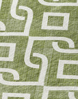 Addison Rugs Offset Stripes Olive Washable Indoor-Outdoor Rug