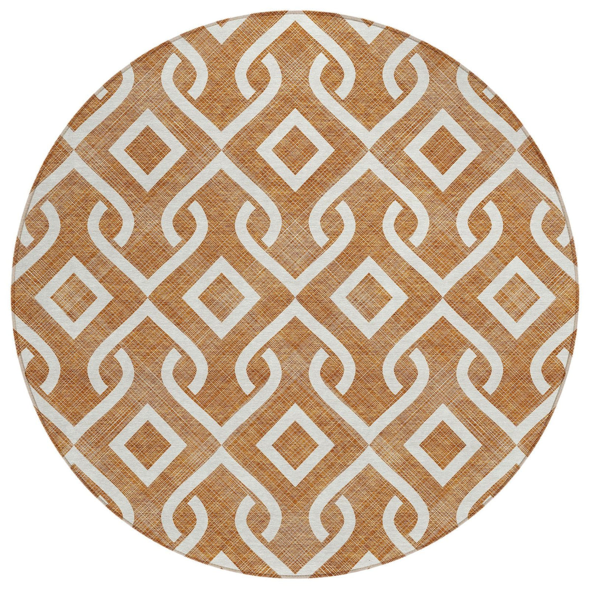 Addison Rugs Offset Stripes Paprika Washable Indoor-Outdoor Rug