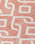 Addison Rugs Offset Stripes Salmon Washable Indoor-Outdoor Rug