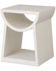Emissary Ole White Terrazzo Garden Stool