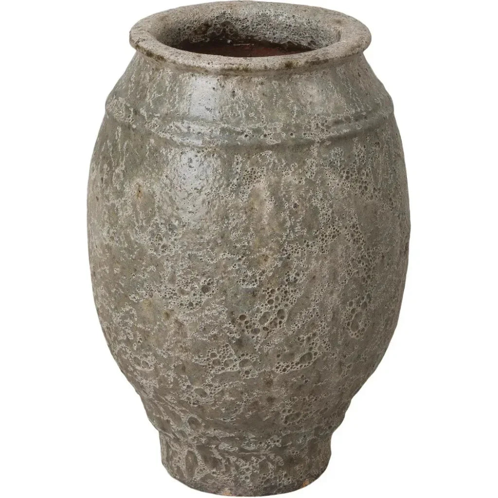 Emissary Olive Reef Green Ceramic Round Jar