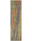 LOOMLAN Rugs Onyxelle Orange Washable Indoor-Outdoor Rug
