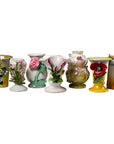 Abigails Orange Florals Design Ceramic Outdoor Vase