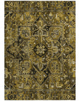 Addison Rugs Oriental Brown Washable Indoor-Outdoor Rug