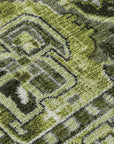 Addison Rugs Oriental Green Washable Indoor-Outdoor Rug