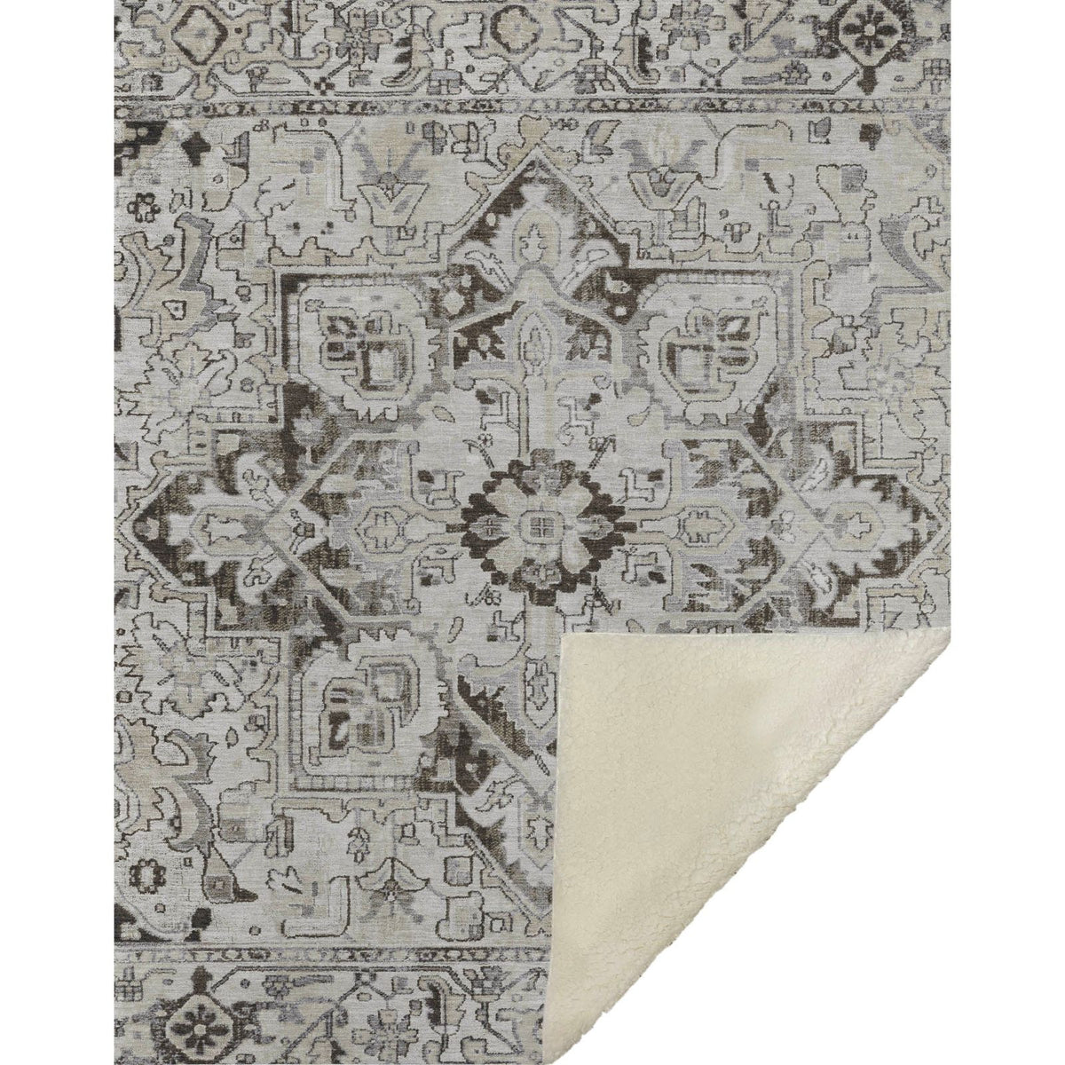 Addison Rugs Oriental Ivory Washable Indoor-Outdoor Rug