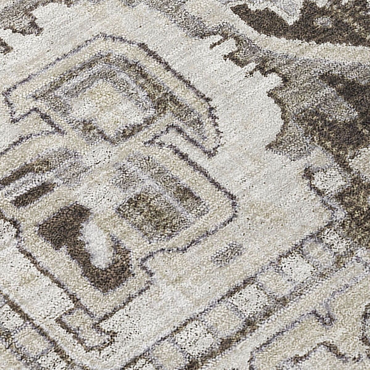 Addison Rugs Oriental Ivory Washable Indoor-Outdoor Rug