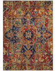 Addison Rugs Oriental Paprika Indoor-Outdoor Rug with Matching Throw