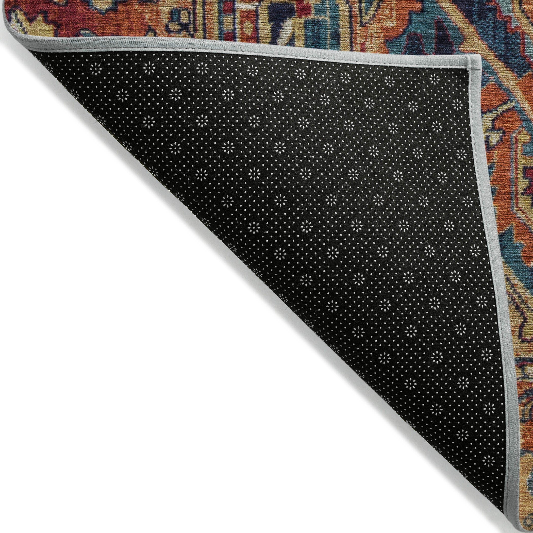 Addison Rugs Oriental Paprika Indoor-Outdoor Rug with Matching Throw
