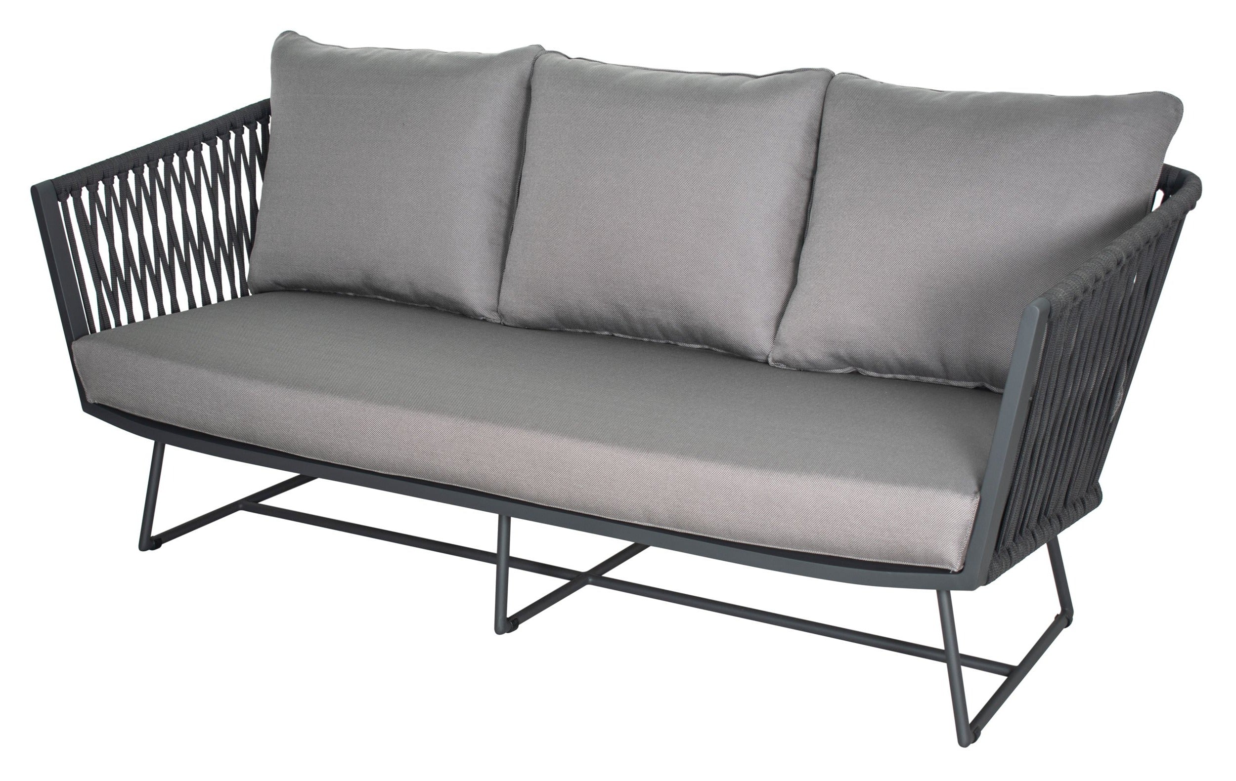 Orion 3 Piece Lounge Group - Dark Pebble Outdoor