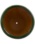 Emissary Ossal Green Ceramic Outdoor Planter