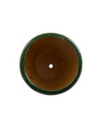 Emissary Ossal Green Ceramic Outdoor Planter