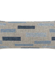 D.V. Kap Outdoor Blockweave Lumbar Pillow - Indigo