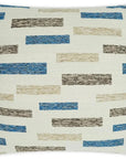 D.V. Kap Outdoor Blockweave Pillow - Blue