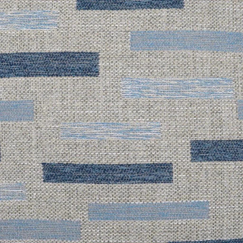 D.V. Kap Outdoor Blockweave Pillow - Indigo