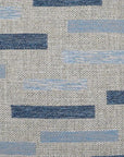 D.V. Kap Outdoor Blockweave Pillow - Indigo