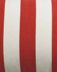 D.V. Kap Outdoor Café Stripe Lumbar Pillow - Red