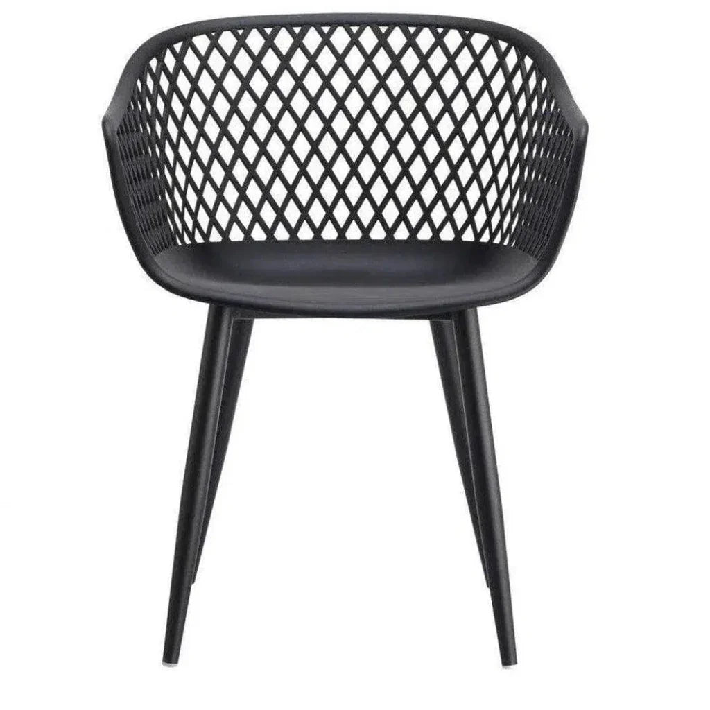 Moe's Home Outdoor Chair Black Set