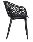 Moe's Home Outdoor Chair Black Set