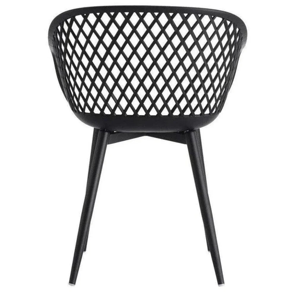 Moe's Home Outdoor Chair Black Set