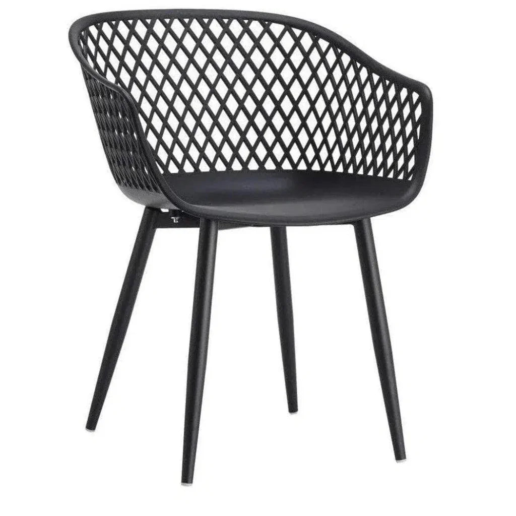 Moe's Home Outdoor Chair Black Set