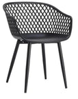 Moe's Home Outdoor Chair Black Set