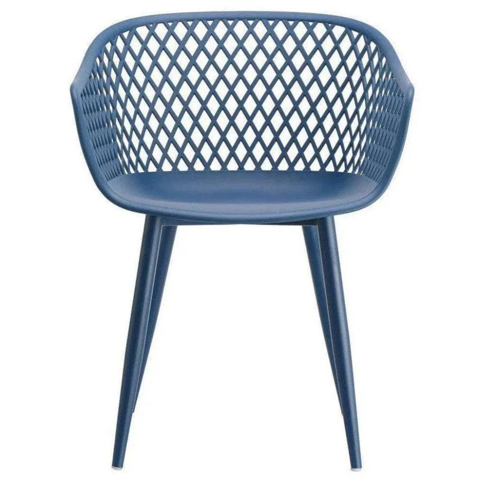 Moe's Home Outdoor Chair Blue Set