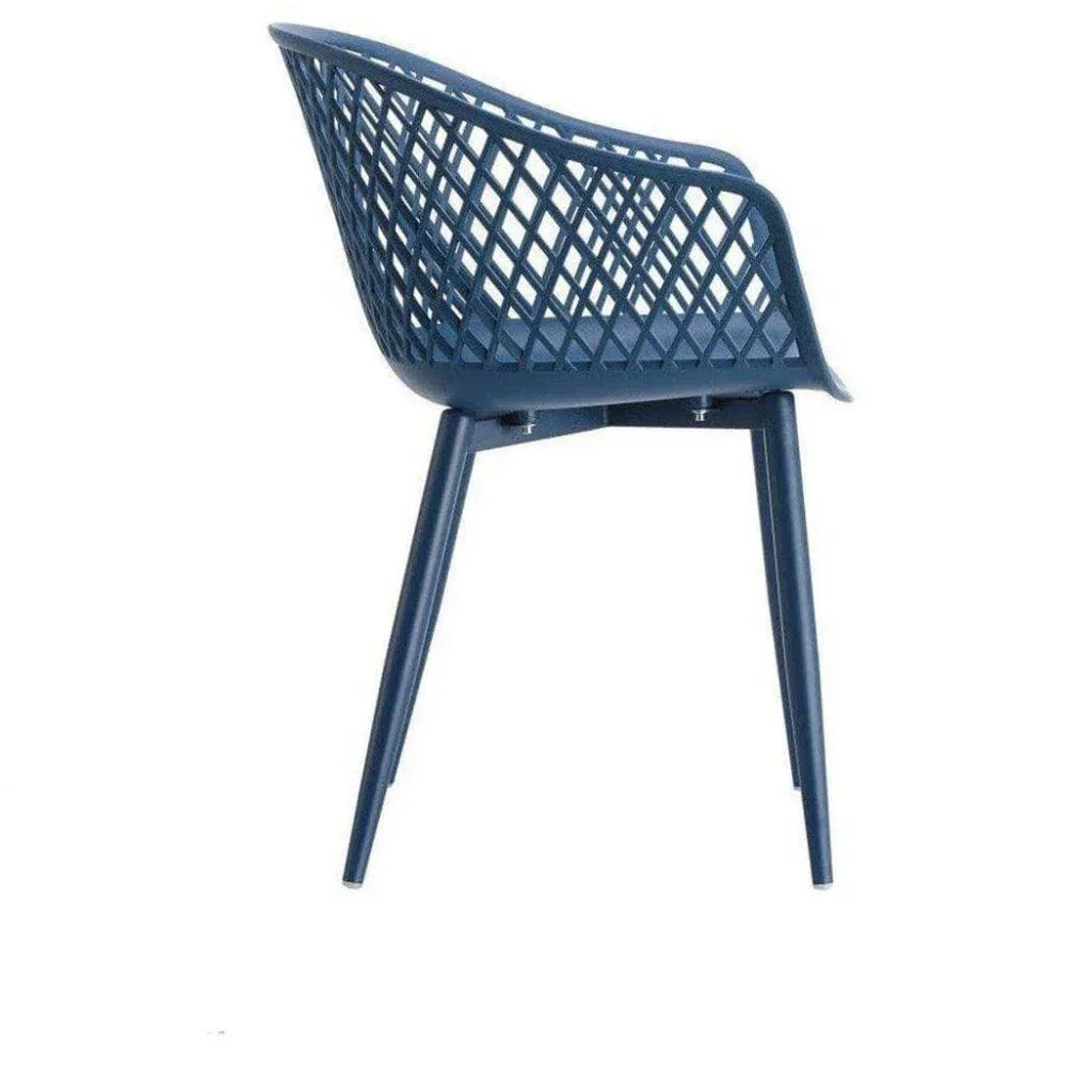 Moe's Home Outdoor Chair Blue Set