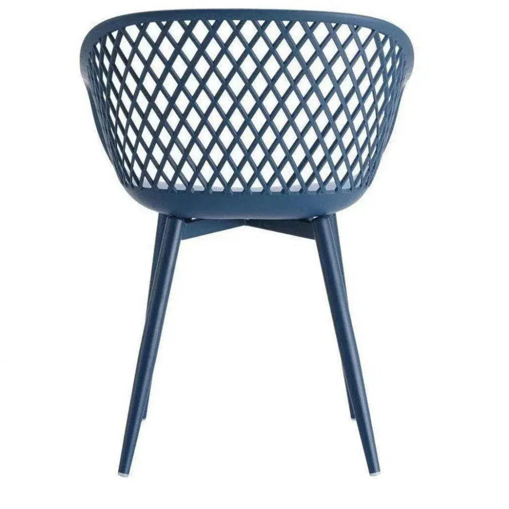 Moe's Home Outdoor Chair Blue Set