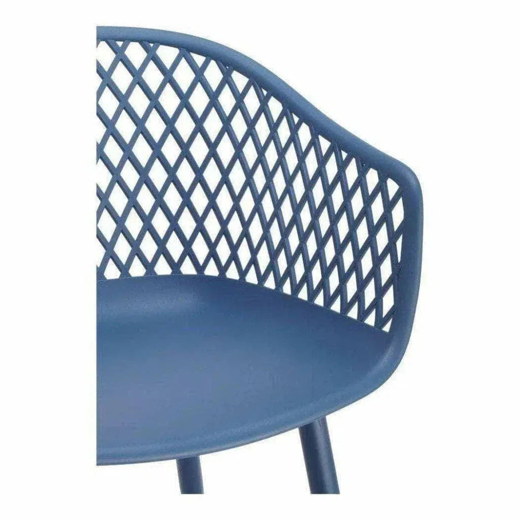 Moe's Home Outdoor Chair Blue Set